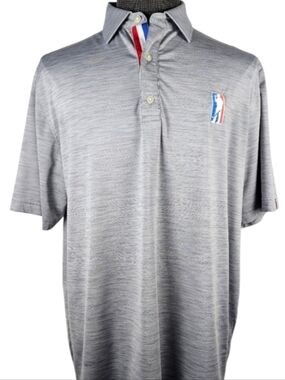 USAG U Suck At Golf Men's Poly Blend Polo Casual Sport Size L